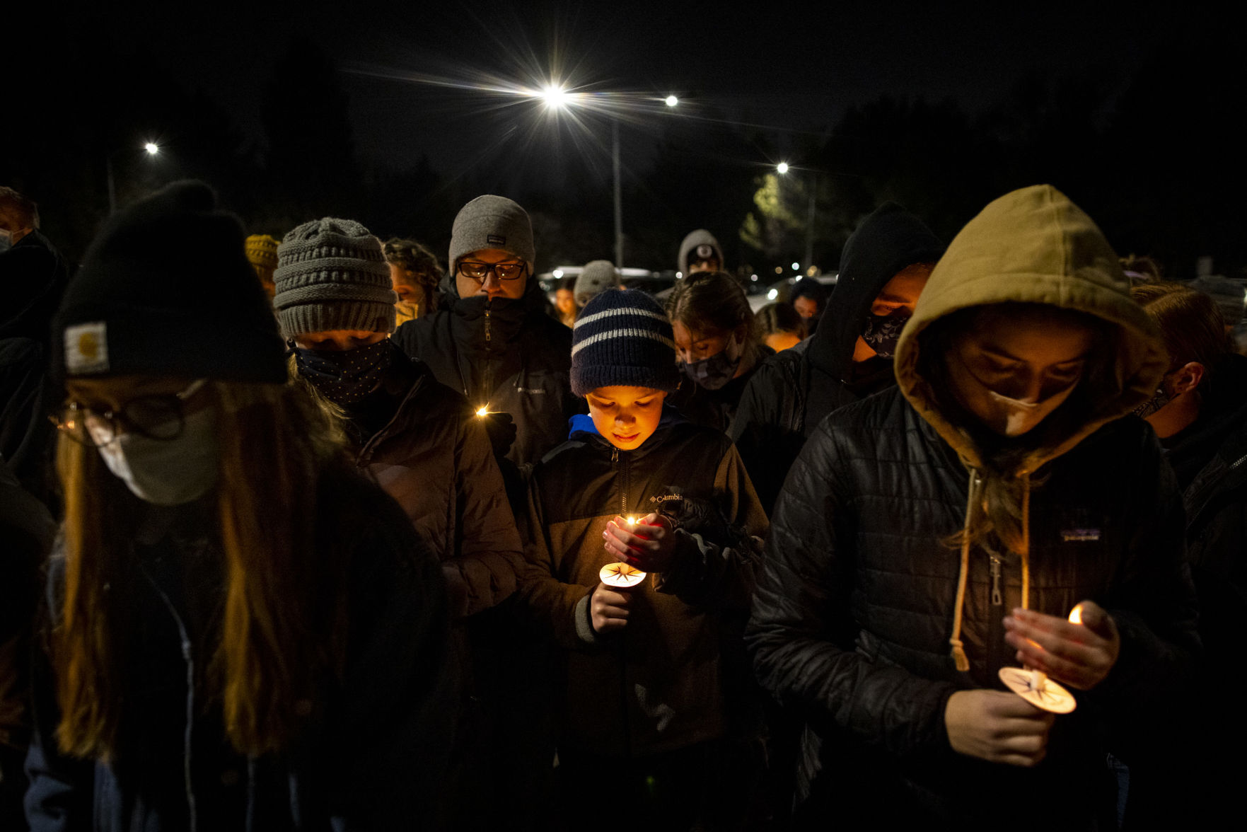 Candlelight vigil for Christine Croft